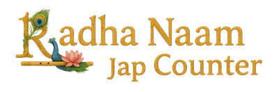 Radha Naam Jap Counter